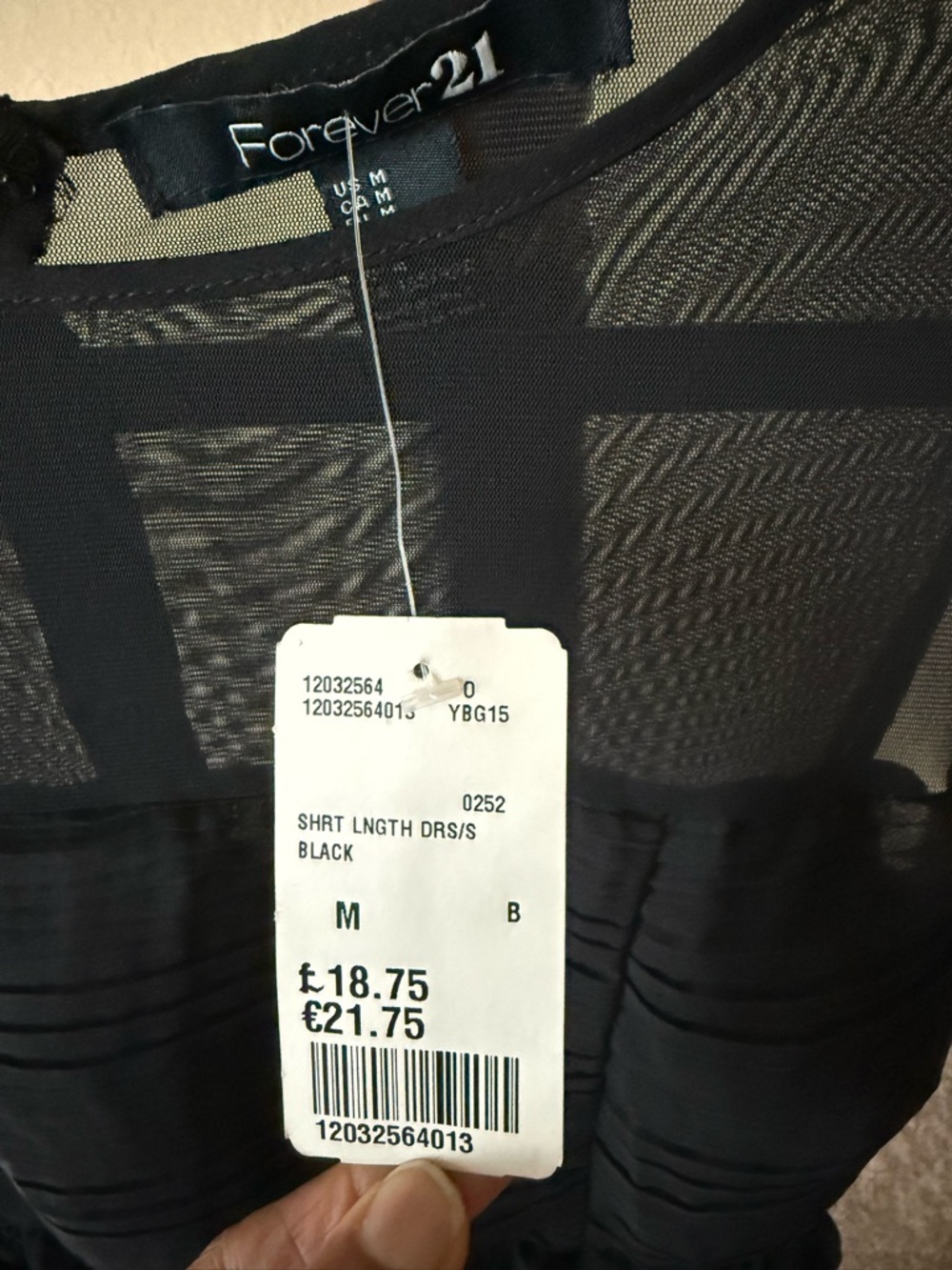 NWT Forever 21 Little black dress, women, party wear sleeveless, short dress - Picture 5 of 7